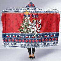 Czech Republic Christmas Personalized Hooded Blanket Vesele Vanoce - Wonder Print Shop