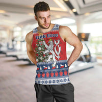 Czech Republic Christmas Personalized Men Tank Top Vesele Vanoce - Wonder Print Shop