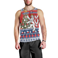 Czech Republic Christmas Personalized Men Tank Top Vesele Vanoce - Wonder Print Shop