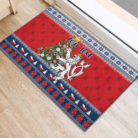 Czech Republic Christmas Personalized Rubber Doormat Vesele Vanoce - Wonder Print Shop
