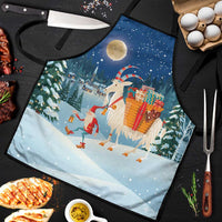 Sweden christmas Apron Scandinavian Tomte and Yule Goat Christmas - Wonder Print Shop