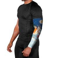 Sweden christmas Arm Sleeves Scandinavian Tomte and Yule Goat Christmas - Wonder Print Shop