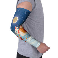 Sweden christmas Arm Sleeves Scandinavian Tomte and Yule Goat Christmas - Wonder Print Shop