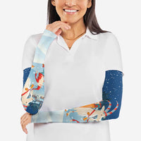 Sweden christmas Arm Sleeves Scandinavian Tomte and Yule Goat Christmas - Wonder Print Shop