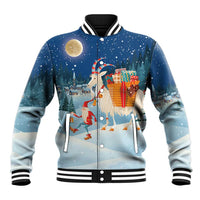 Sweden christmas Baseball Jacket Scandinavian Tomte and Yule Goat Christmas - Wonder Print Shop