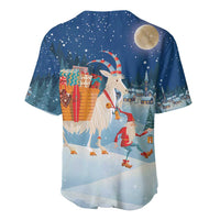 Sweden christmas Baseball Jersey Scandinavian Tomte and Yule Goat Christmas - Wonder Print Shop