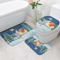 Sweden christmas Bathroom Set Scandinavian Tomte and Yule Goat Christmas - Wonder Print Shop