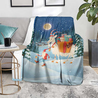 Sweden christmas Blanket Scandinavian Tomte and Yule Goat Christmas - Wonder Print Shop