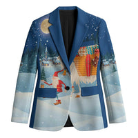 Sweden christmas Blazer Scandinavian Tomte and Yule Goat Christmas - Wonder Print Shop