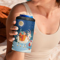 Sweden christmas 4 in 1 Can Cooler Tumbler Scandinavian Tomte and Yule Goat Christmas - Wonder Print Shop