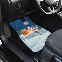 Sweden christmas Car Mats Scandinavian Tomte and Yule Goat Christmas - Wonder Print Shop