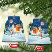Sweden christmas Ceramic Ornament Scandinavian Tomte and Yule Goat Christmas - Wonder Print Shop
