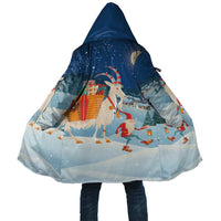 Sweden christmas Cloak Scandinavian Tomte and Yule Goat Christmas - Wonder Print Shop