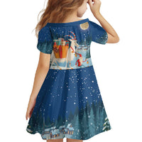 Sweden christmas Family Matching Short Sleeve Bodycon Dress and Hawaiian Shirt Scandinavian Tomte and Yule Goat Christmas - Wonder Print Shop