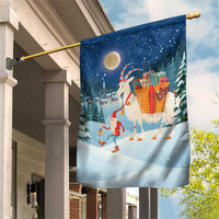 Sweden christmas Garden Flag Scandinavian Tomte and Yule Goat Christmas - Wonder Print Shop