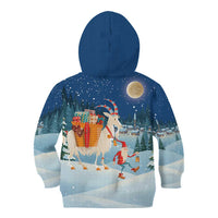 Sweden christmas Kid Hoodie Scandinavian Tomte and Yule Goat Christmas - Wonder Print Shop