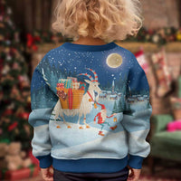 Sweden christmas Kid Ugly Christmas Sweater Scandinavian Tomte and Yule Goat Christmas - Wonder Print Shop