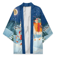 Sweden christmas Kimono Scandinavian Tomte and Yule Goat Christmas - Wonder Print Shop