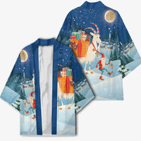 Sweden christmas Kimono Scandinavian Tomte and Yule Goat Christmas - Wonder Print Shop