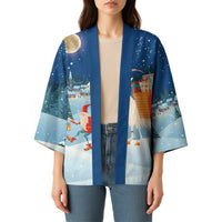 Sweden christmas Kimono Scandinavian Tomte and Yule Goat Christmas - Wonder Print Shop
