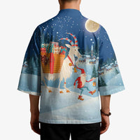 Sweden christmas Kimono Scandinavian Tomte and Yule Goat Christmas - Wonder Print Shop
