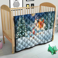 Sweden christmas Quilt Scandinavian Tomte and Yule Goat Christmas - Wonder Print Shop