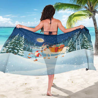 Sweden christmas Sarong Scandinavian Tomte and Yule Goat Christmas - Wonder Print Shop