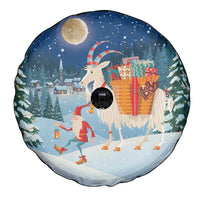 Sweden christmas Spare Tire Cover Scandinavian Tomte and Yule Goat Christmas - Wonder Print Shop