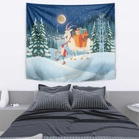 Sweden christmas Tapestry Scandinavian Tomte and Yule Goat Christmas - Wonder Print Shop