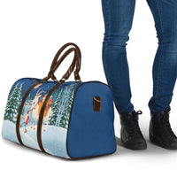 Sweden christmas Travel Bag Scandinavian Tomte and Yule Goat Christmas - Wonder Print Shop