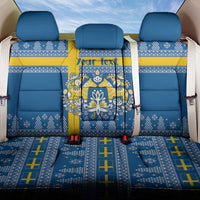 Sweden Christmas Personalized Back Car Seat Cover Dala Horse God Jul - Wonder Print Shop