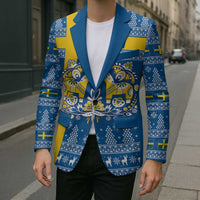 Sweden Christmas Personalized Blazer Dala Horse God Jul - Wonder Print Shop