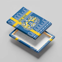 Sweden Christmas Personalized Canvas Wall Art Dala Horse God Jul - Wonder Print Shop