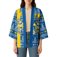 Sweden Christmas Personalized Kimono Dala Horse God Jul - Wonder Print Shop