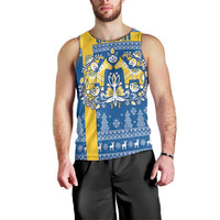 Sweden Christmas Personalized Men Tank Top Dala Horse God Jul - Wonder Print Shop