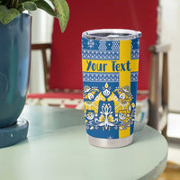 Sweden Christmas Personalized Tumbler Cup Dala Horse God Jul - Wonder Print Shop