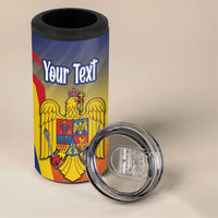 Personalized Romania Unification Day 4 in 1 Can Cooler Tumbler Ziua Marii Uniri Since 1918 Dynamic Style - Wonder Print Shop