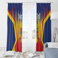 Personalized Romania Unification Day Window Curtain Ziua Marii Uniri Since 1918 Dynamic Style - Wonder Print Shop