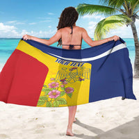 Personalized Romania Great White Pelican Sarong With Rosa Canina - Wonder Print Shop