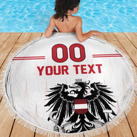Custom Austria Football Beach Blanket Das Team Go Champions