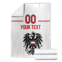 Custom Austria Football Blanket Das Team Go Champions