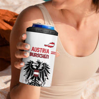 Custom Austria Football 4 in 1 Can Cooler Tumbler Das Team Go Champions