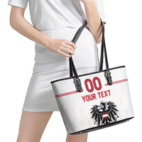 Custom Austria Football Leather Tote Bag Das Team Go Champions