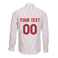 Custom Austria Football Long Sleeve Button Shirt Das Team Go Champions
