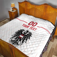Custom Austria Football Quilt Das Team Go Champions