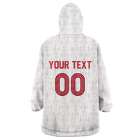 Custom Austria Football Wearable Blanket Hoodie Das Team Go Champions