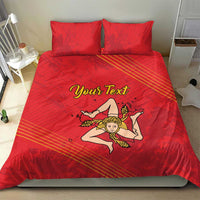 Personalized Bandiera della Sicilia Bedding Set Sporty Style