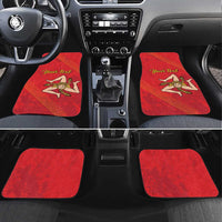 Personalized Bandiera della Sicilia Car Mats Sporty Style