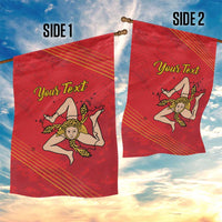 Personalized Bandiera della Sicilia Garden Flag Sporty Style