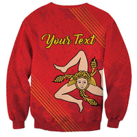 Personalized Bandiera della Sicilia Sweatshirt Sporty Style
